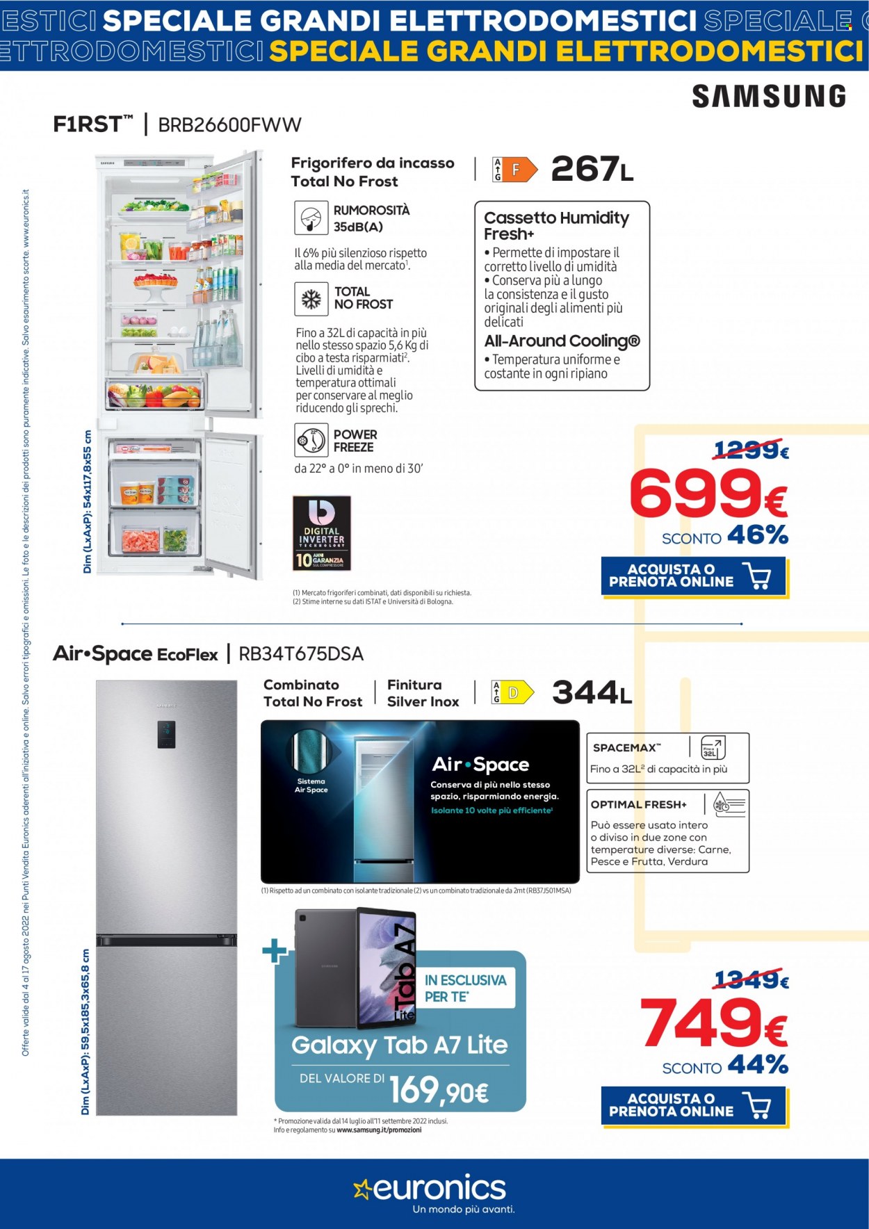 Volantino Euronics - 4/8/2022 - 17/8/2022. Pagina 13