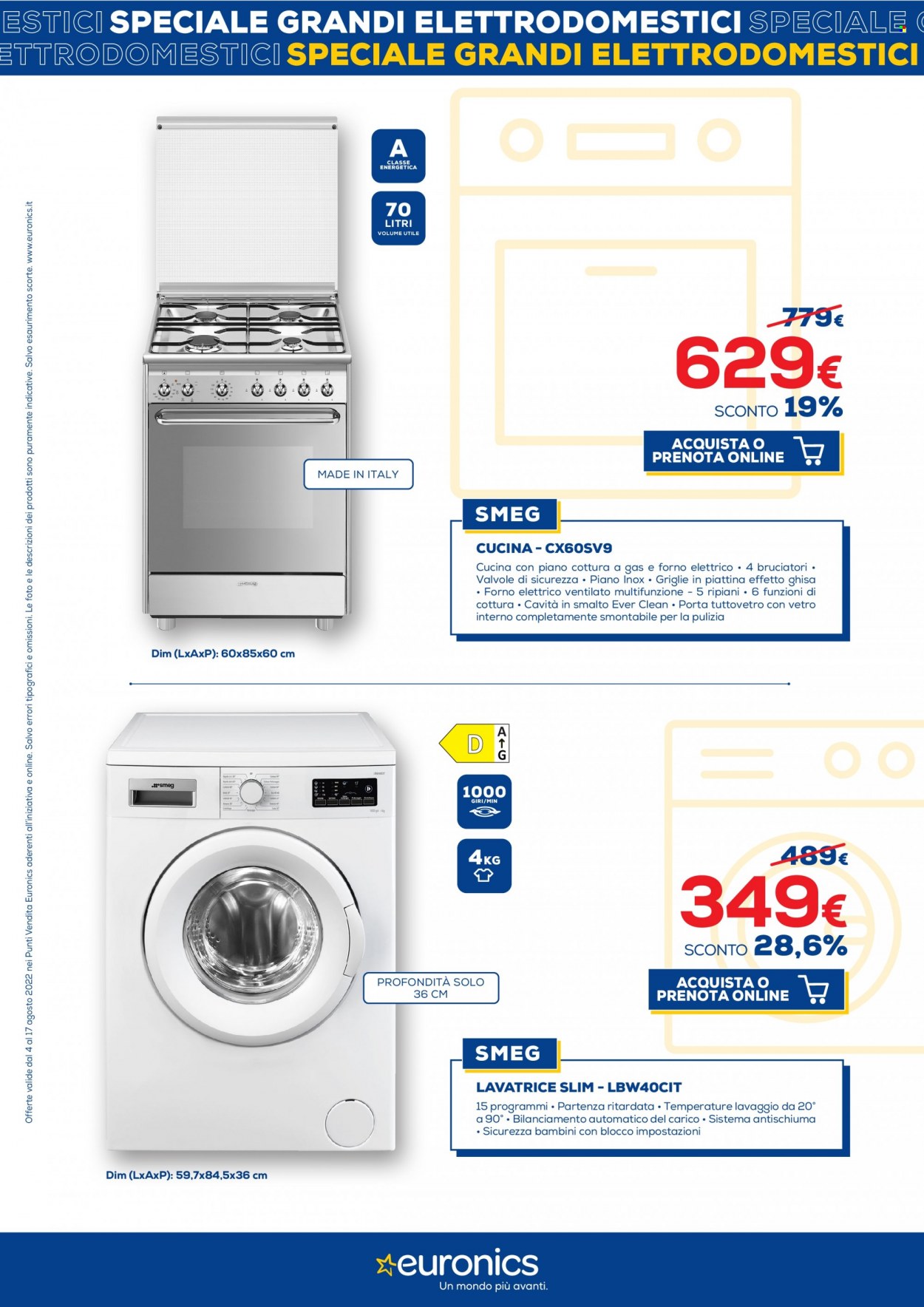 Volantino Euronics - 4/8/2022 - 17/8/2022. Pagina 17