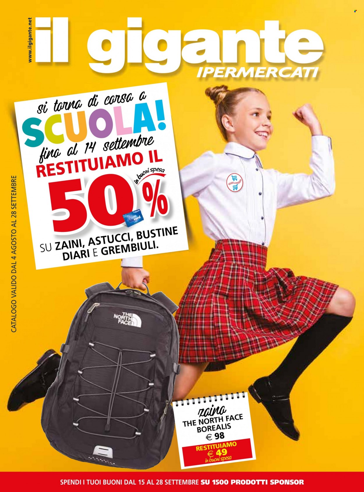 Volantino Il Gigante - 4/8/2022 - 28/9/2022. Pagina 1