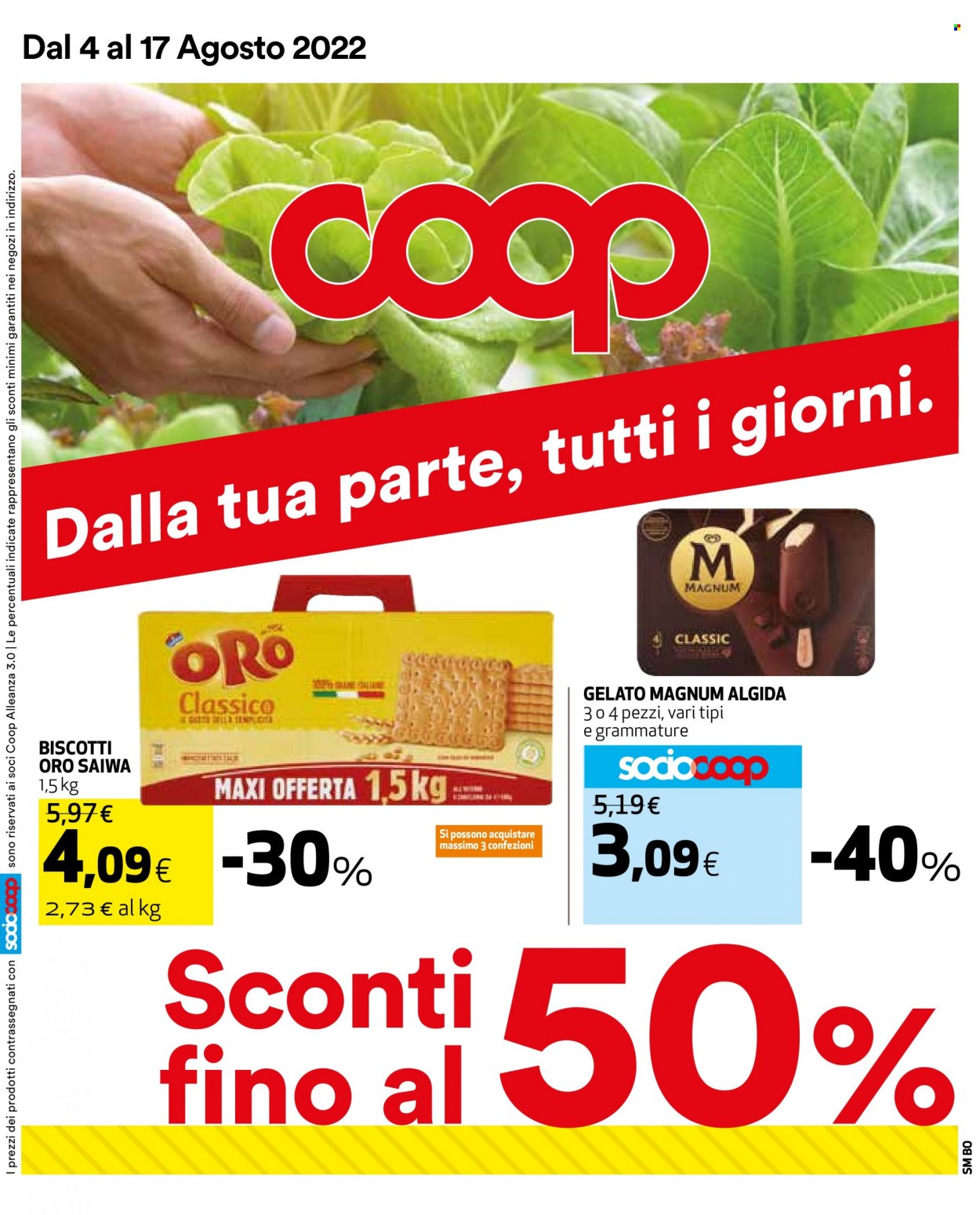 Leták Coop - 4.8.2022 - 17.8.2022. Strana 1