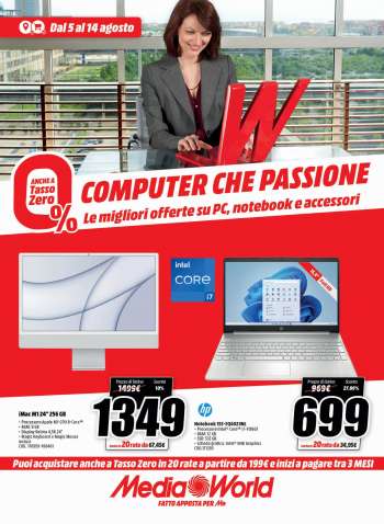 Volantino MediaWorld - 5/8/2022 - 14/8/2022.