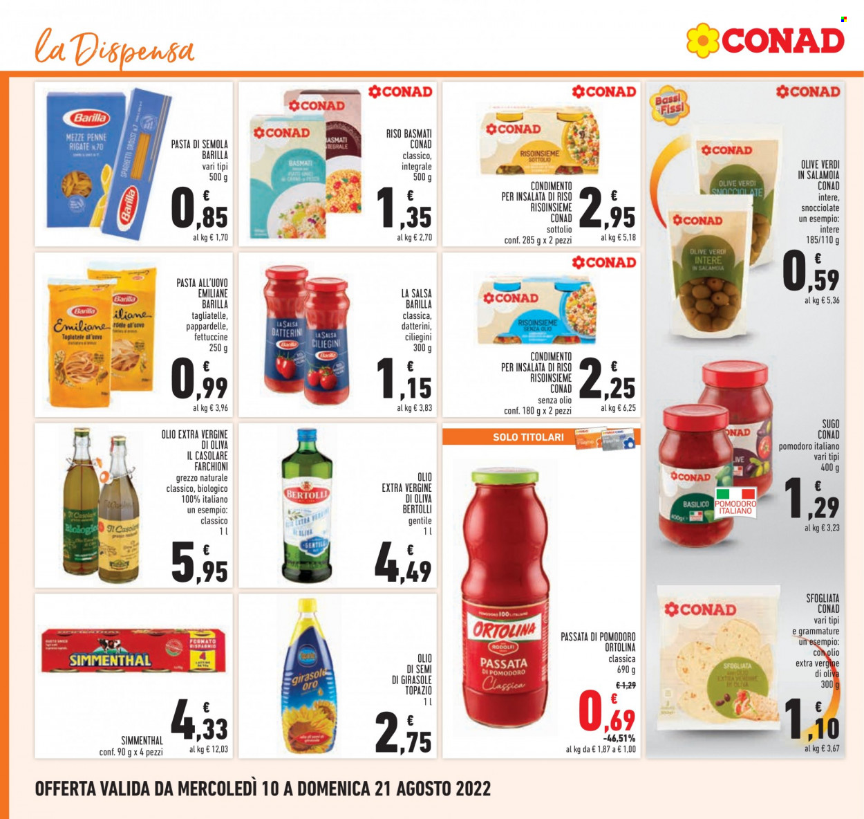 Volantino Conad - 10/8/2022 - 21/8/2022. Pagina 18