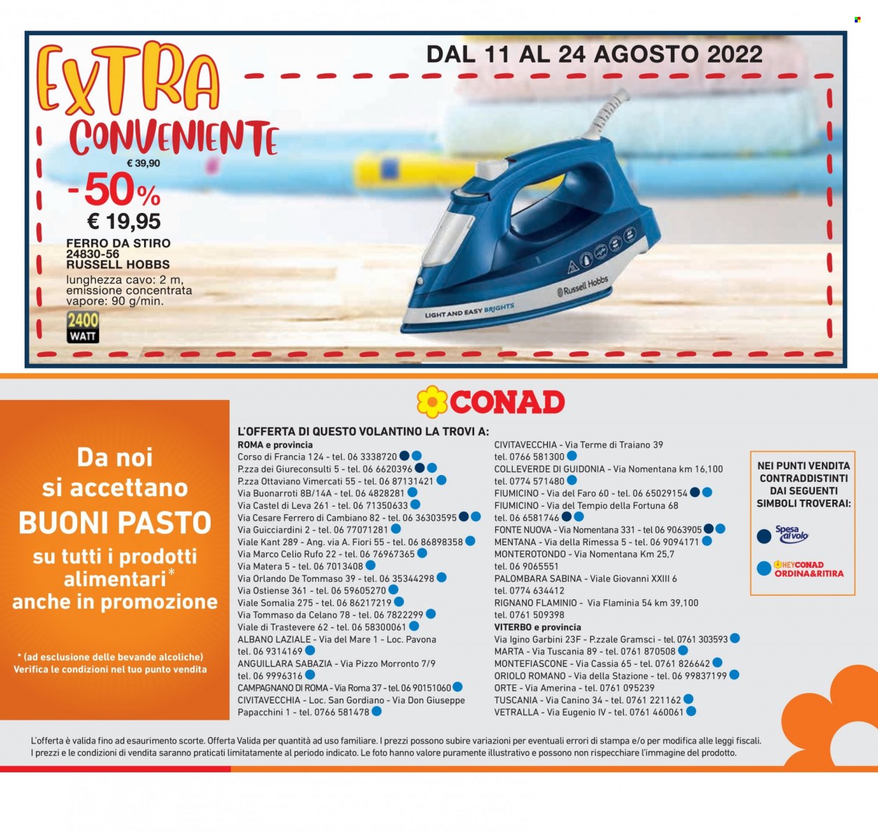 Volantino Conad - 10/8/2022 - 21/8/2022. Pagina 27