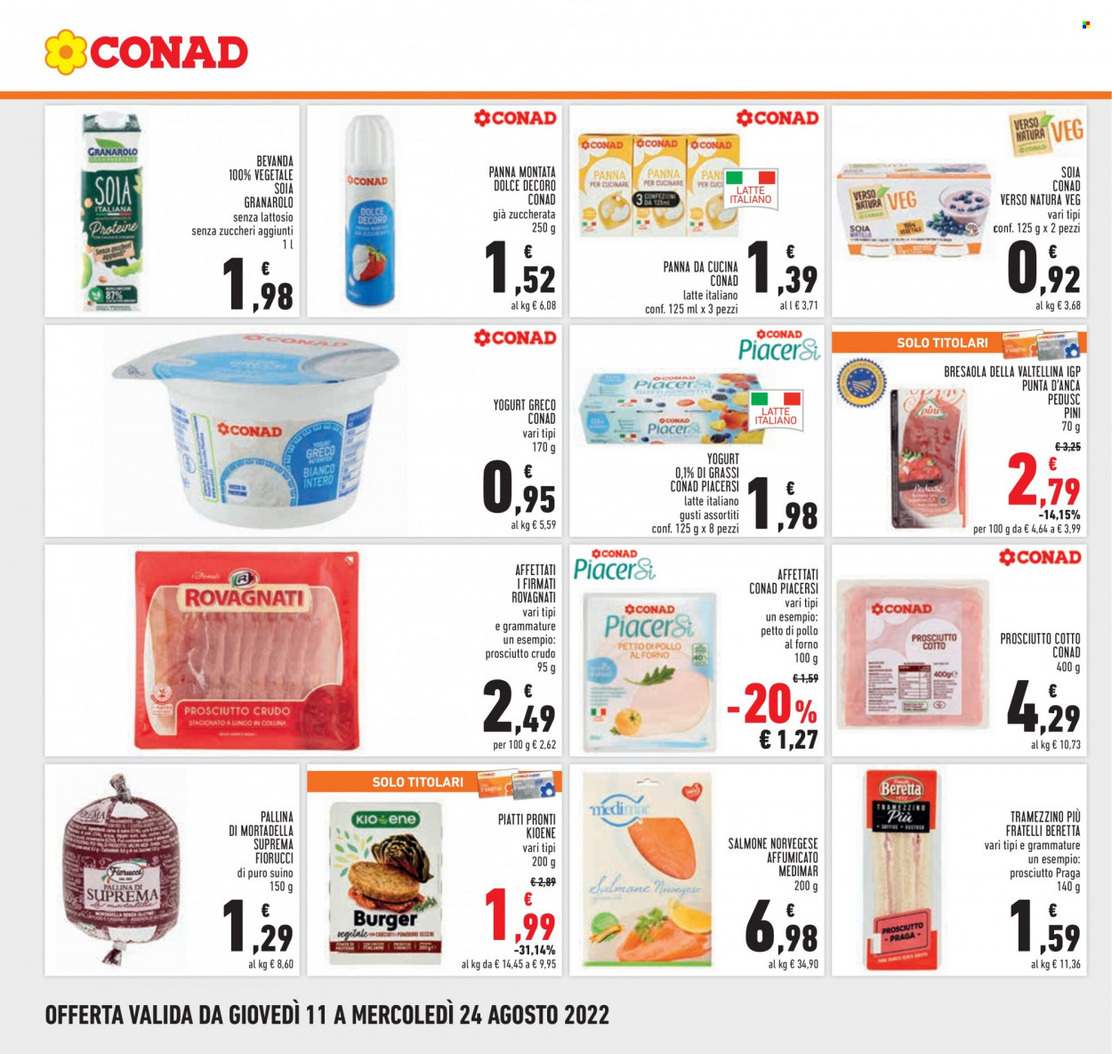 Volantino Conad - 11/8/2022 - 24/8/2022. Pagina 12