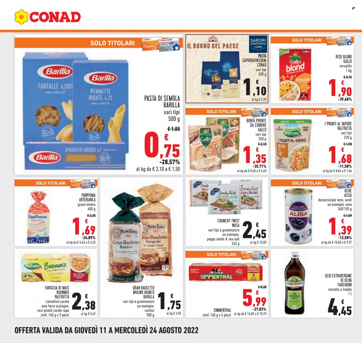Volantino Conad - 11/8/2022 - 24/8/2022. Pagina 14