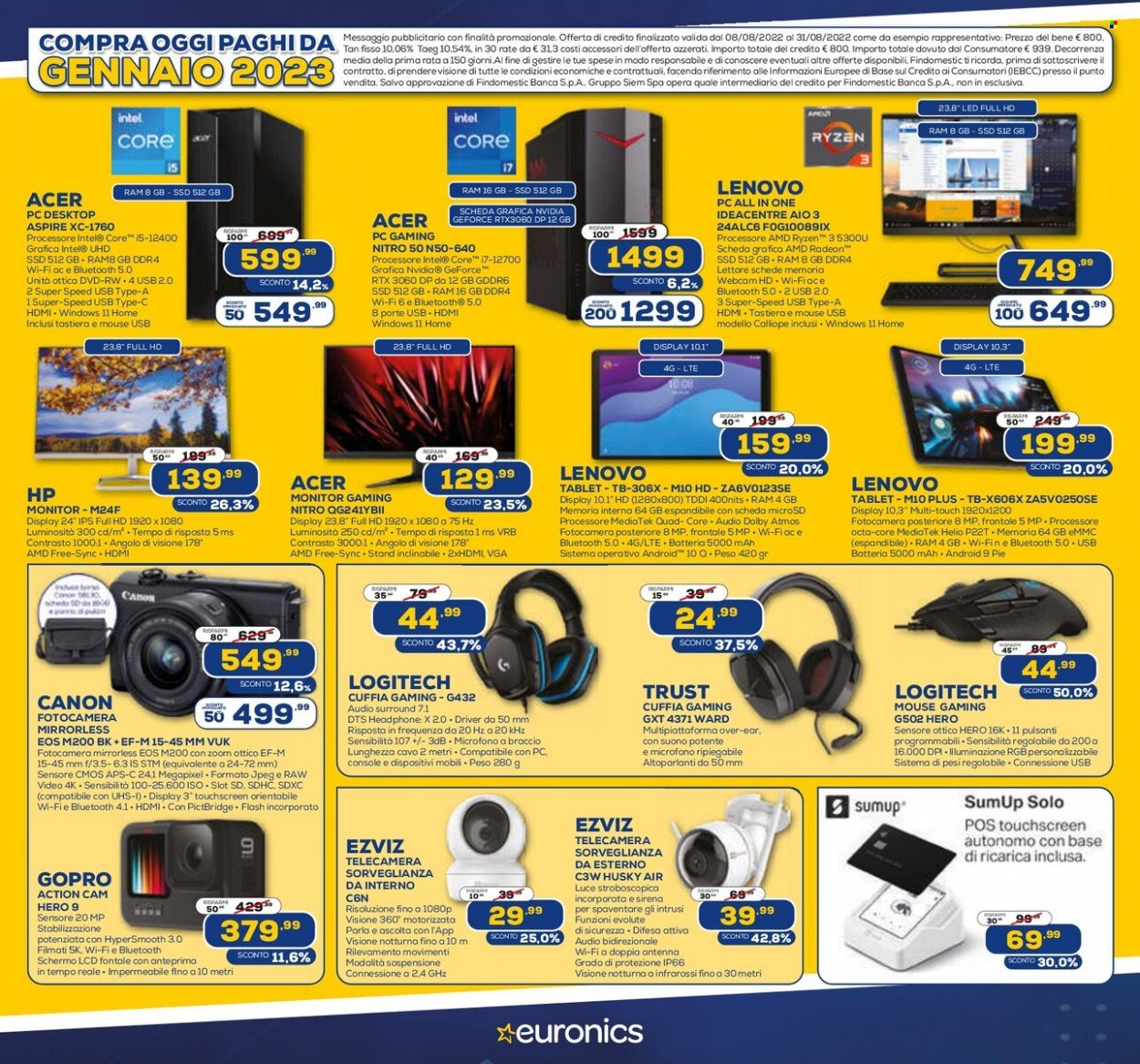 Volantino Euronics - 8/8/2022 - 31/8/2022. Pagina 8