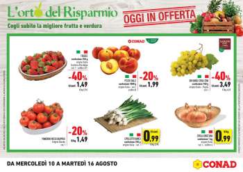 Volantino Conad - 10/8/2022 - 16/8/2022.