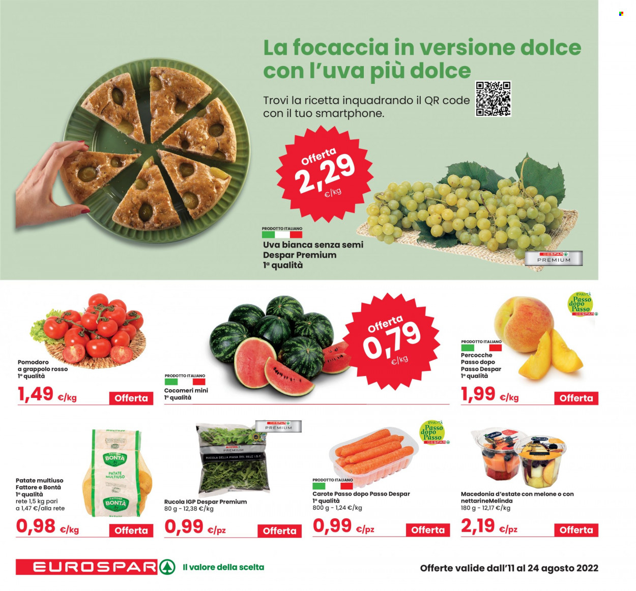 Volantino Eurospar - 11/8/2022 - 24/8/2022. Pagina 4