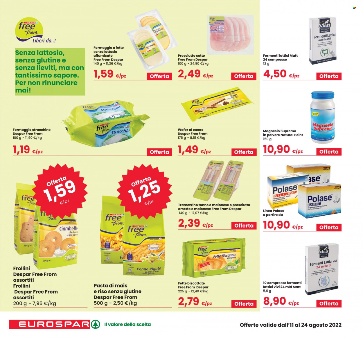 Volantino Eurospar - 11/8/2022 - 24/8/2022. Pagina 12