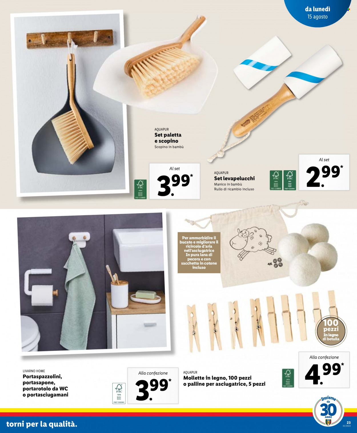 Volantino Lidl - 15/8/2022 - 21/8/2022. Pagina 23