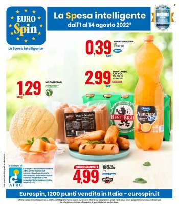 Volantino EuroSpin - 1/8/2022 - 14/8/2022.
