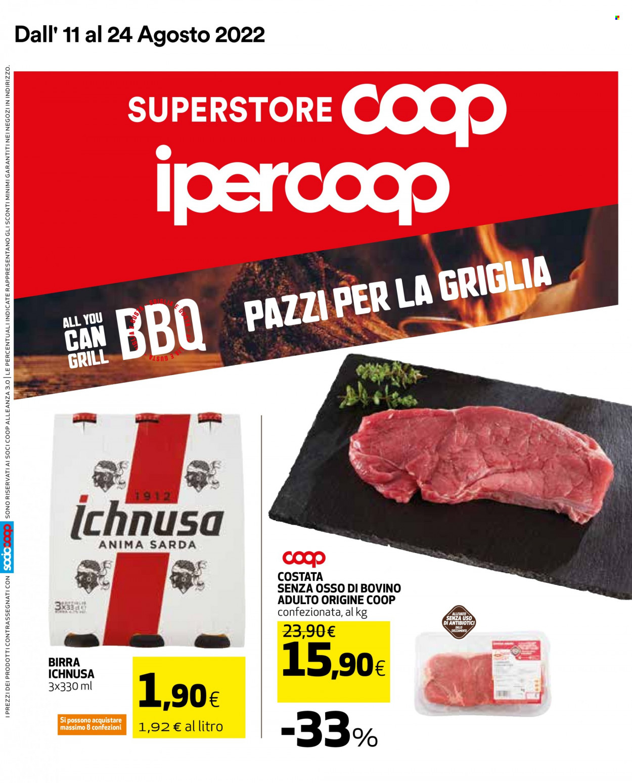 Leták Coop - 11.8.2022 - 24.8.2022. Strana 1