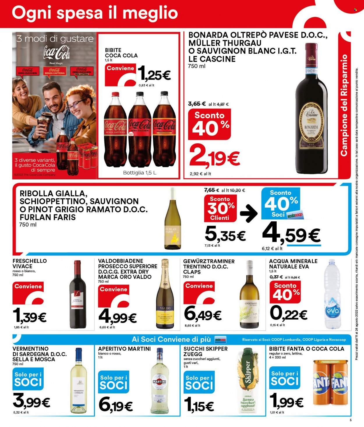 Volantino Coop - 11/8/2022 - 24/8/2022. Pagina 5
