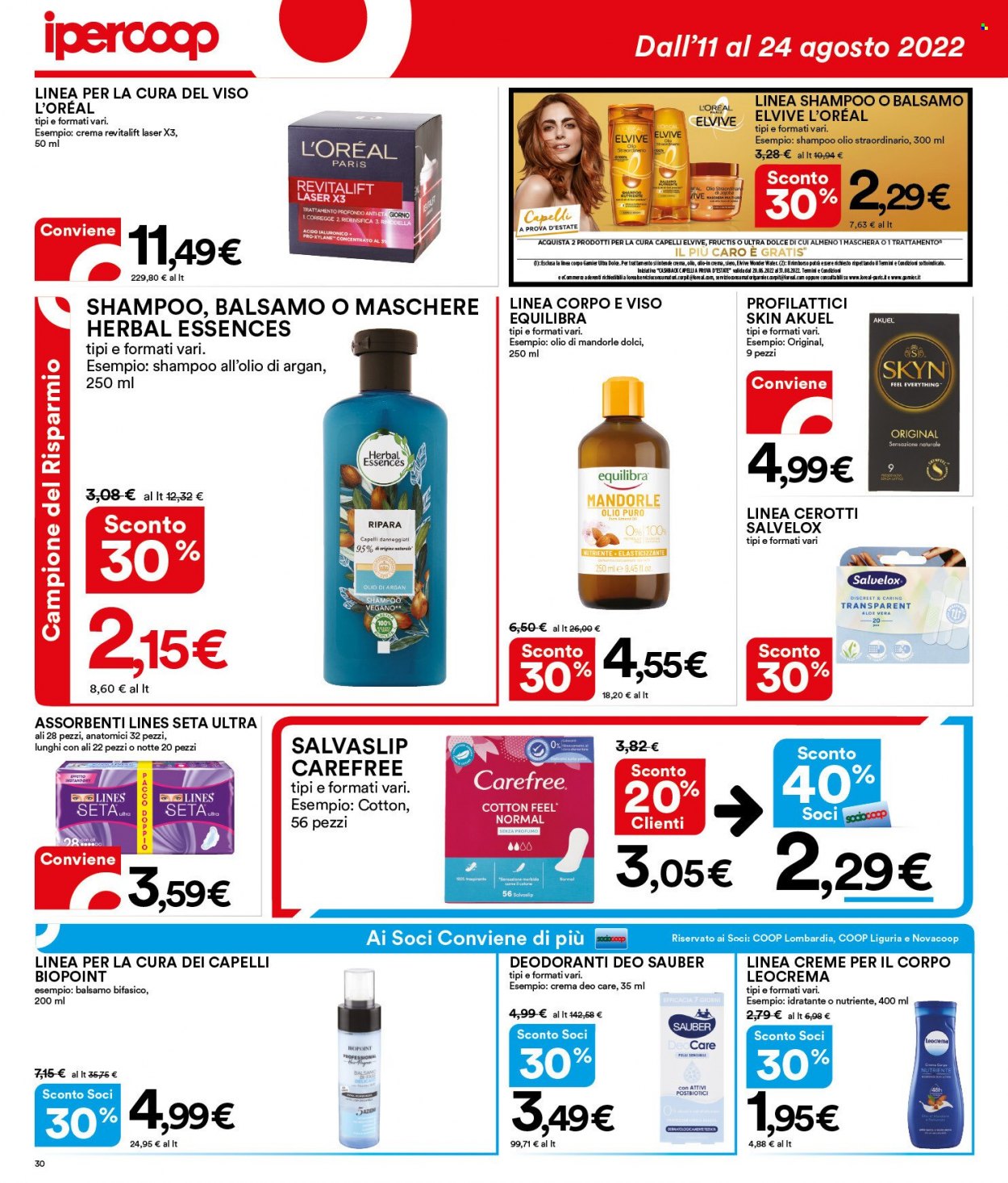 Volantino Coop - 11/8/2022 - 24/8/2022. Pagina 30