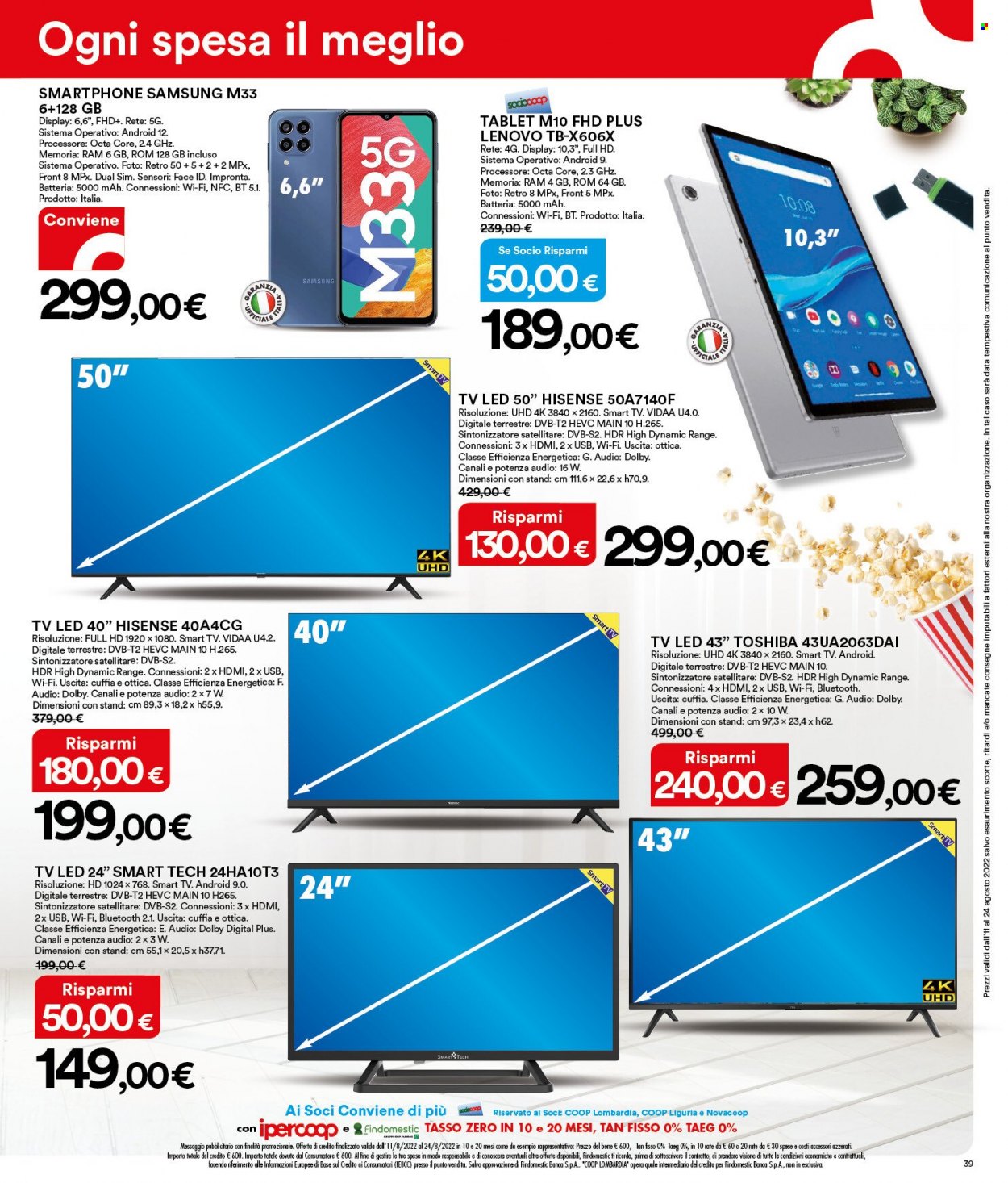 Volantino Coop - 11/8/2022 - 24/8/2022. Pagina 39