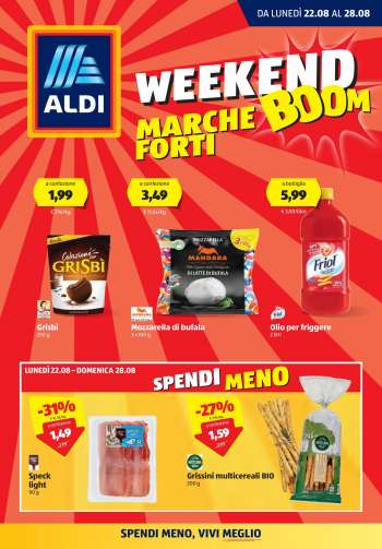 Volantino Aldi - 22/8/2022 - 28/8/2022.