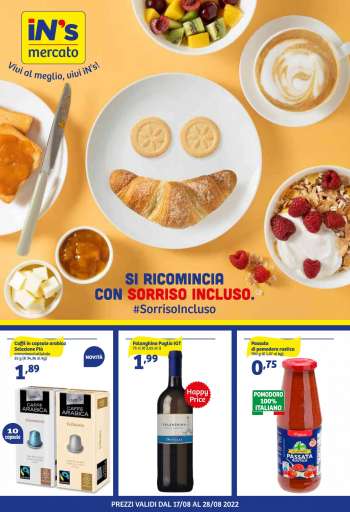 Volantino iN's Mercato - 17/8/2022 - 28/8/2022.