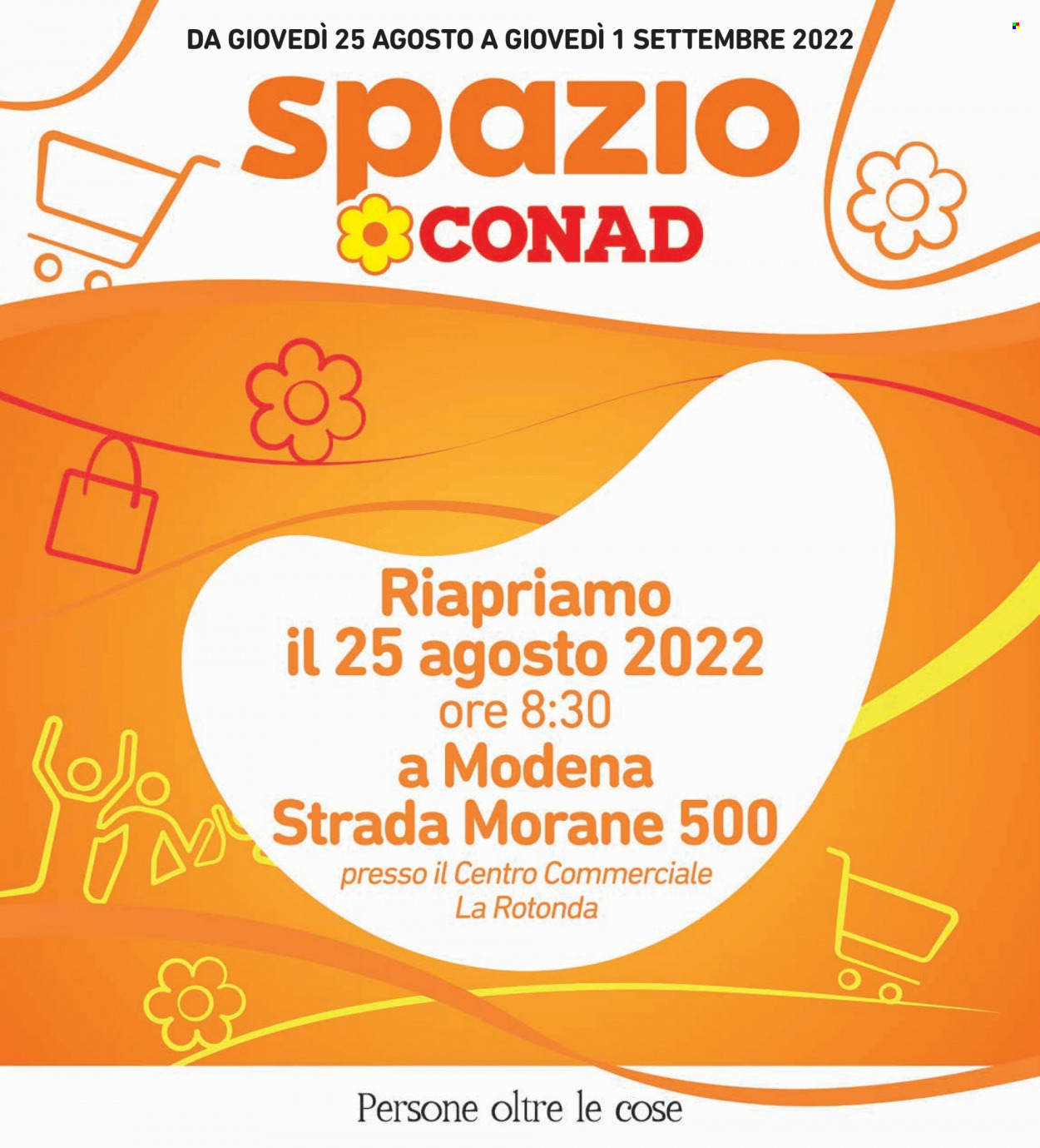 Volantino Conad - 25/8/2022 - 1/9/2022. Pagina 1