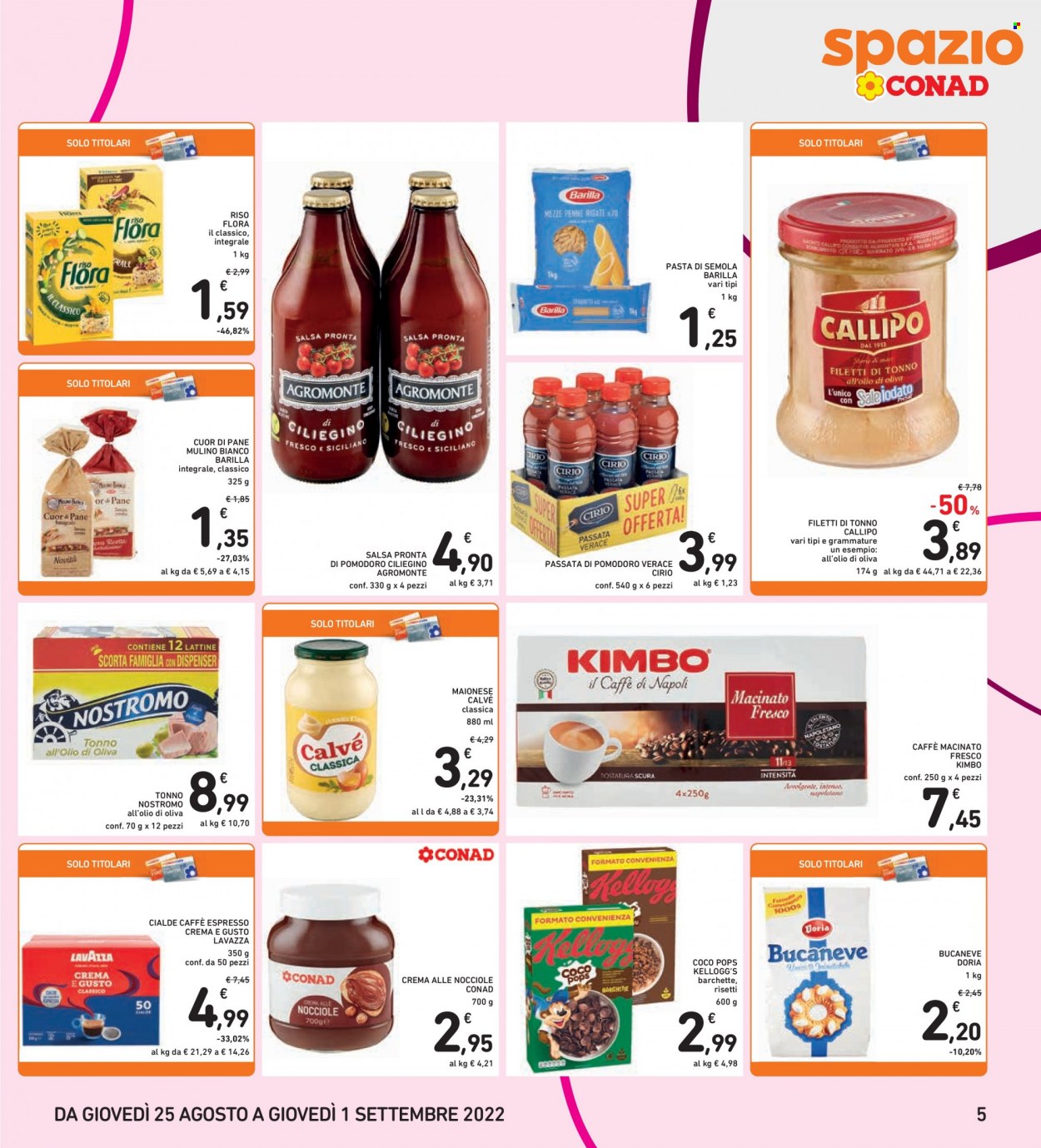 Volantino Conad - 25/8/2022 - 1/9/2022. Pagina 5