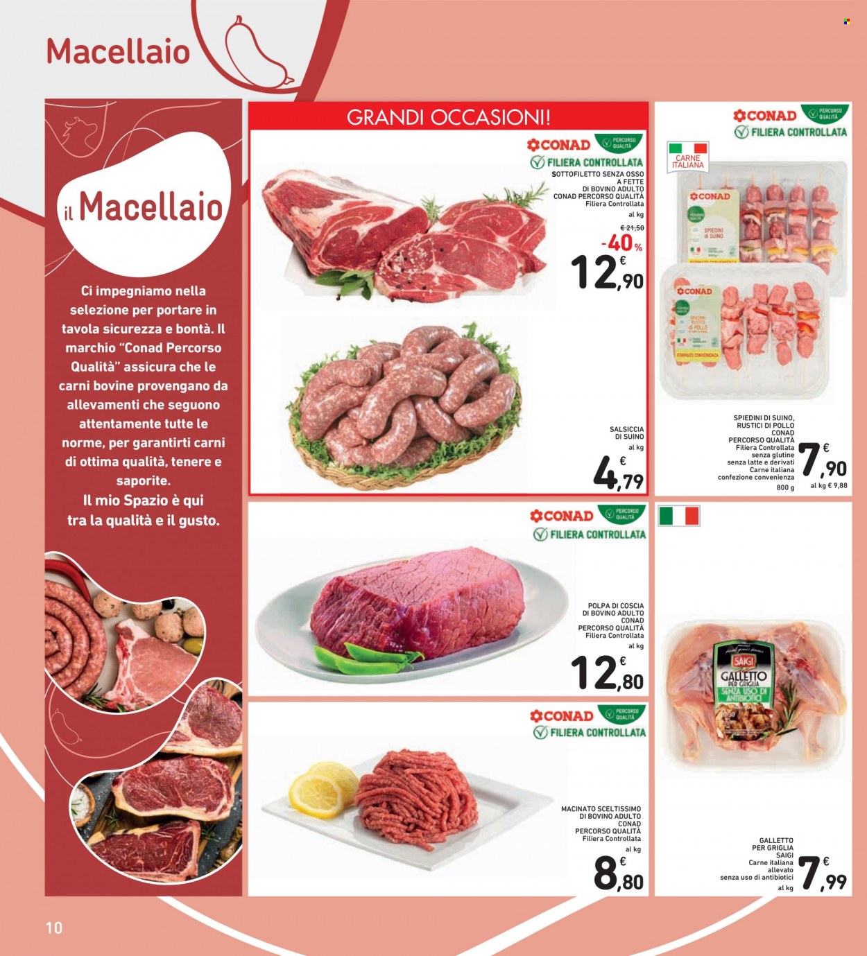 Volantino Conad - 25/8/2022 - 1/9/2022. Pagina 10