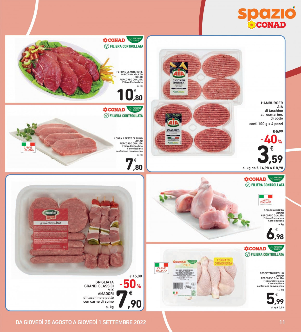 Volantino Conad - 25/8/2022 - 1/9/2022. Pagina 11