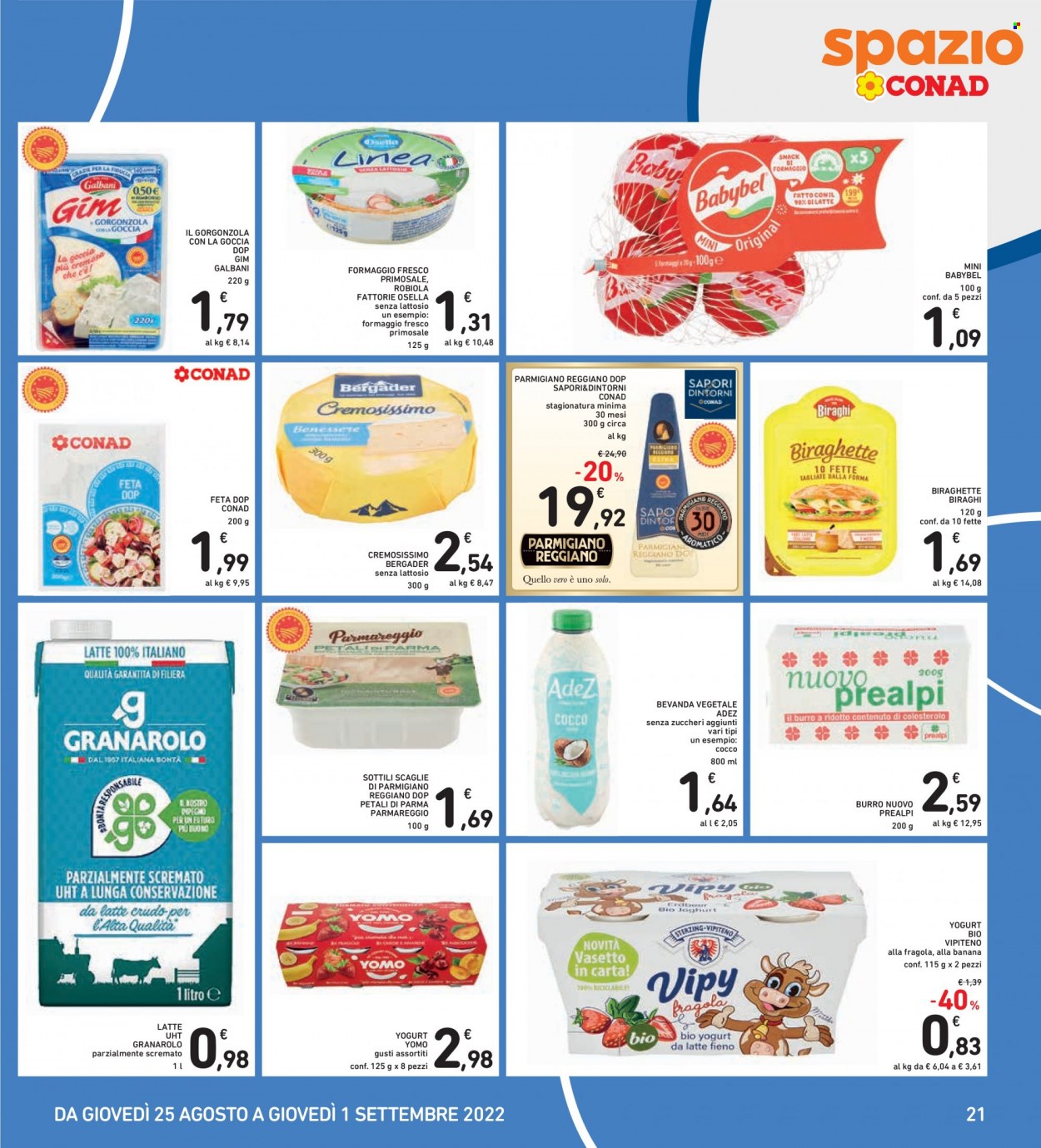 Volantino Conad - 25/8/2022 - 1/9/2022. Pagina 21