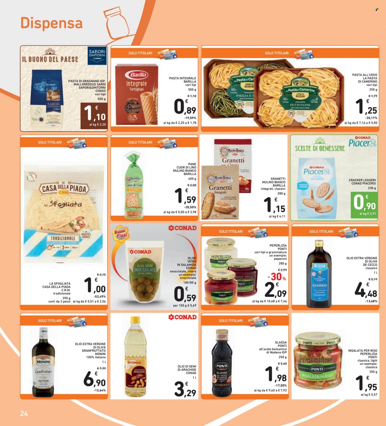 Volantino Conad - 25/8/2022 - 1/9/2022. Pagina 24