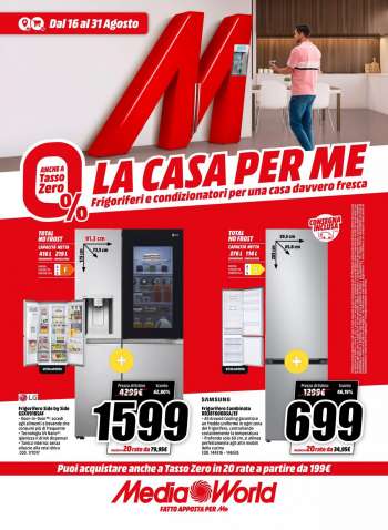 Volantino MediaWorld - 16/8/2022 - 31/8/2022.