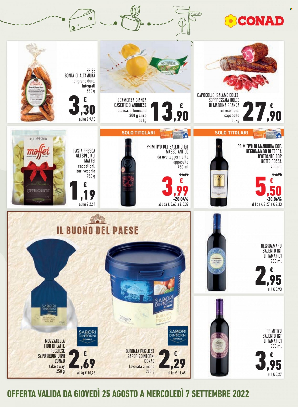 Volantino Conad - 25/8/2022 - 7/9/2022. Pagina 11