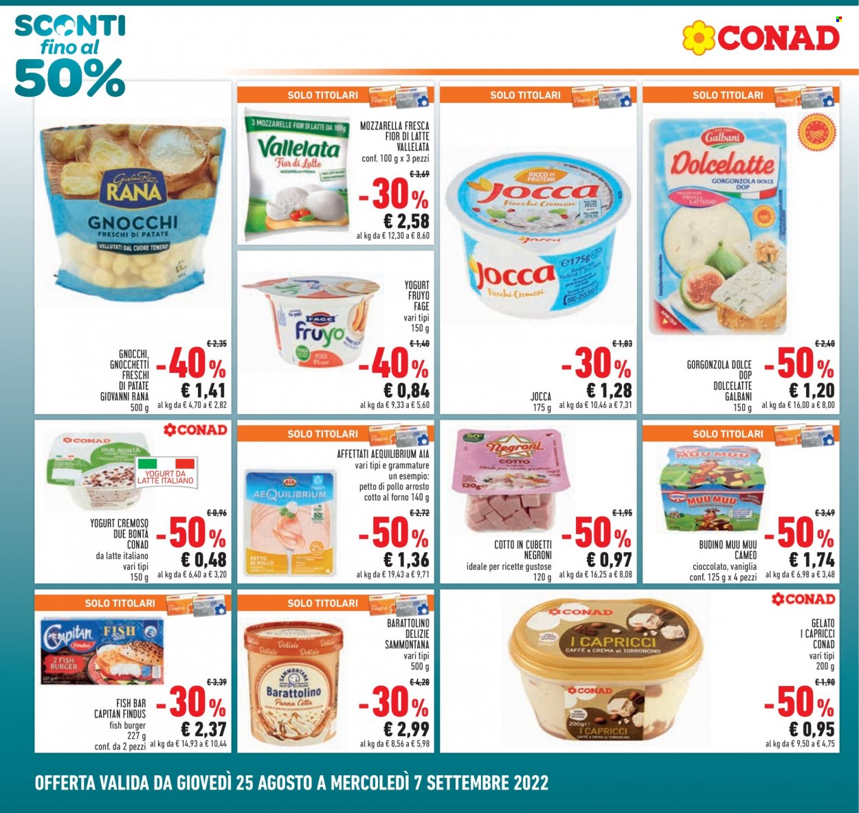 Leták Conad - 25.8.2022 - 7.9.2022. Strana 2
