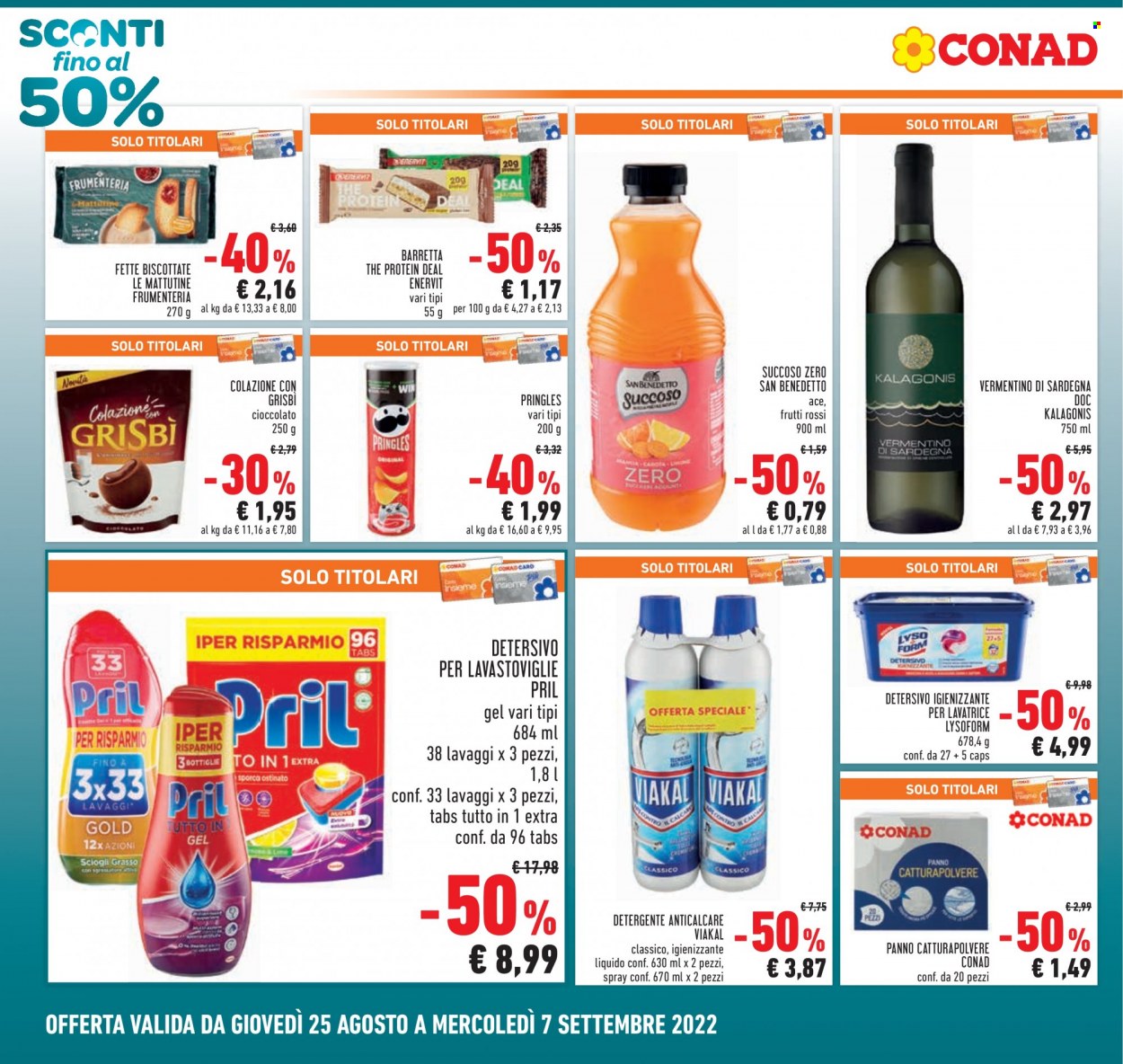 Volantino Conad - 25/8/2022 - 7/9/2022. Pagina 4