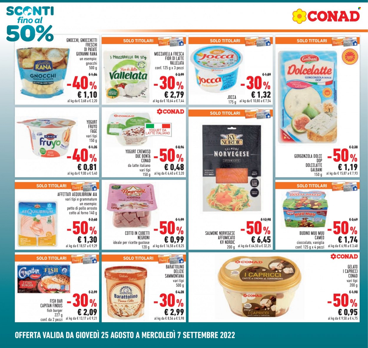 Volantino Conad - 25/8/2022 - 7/9/2022. Pagina 2