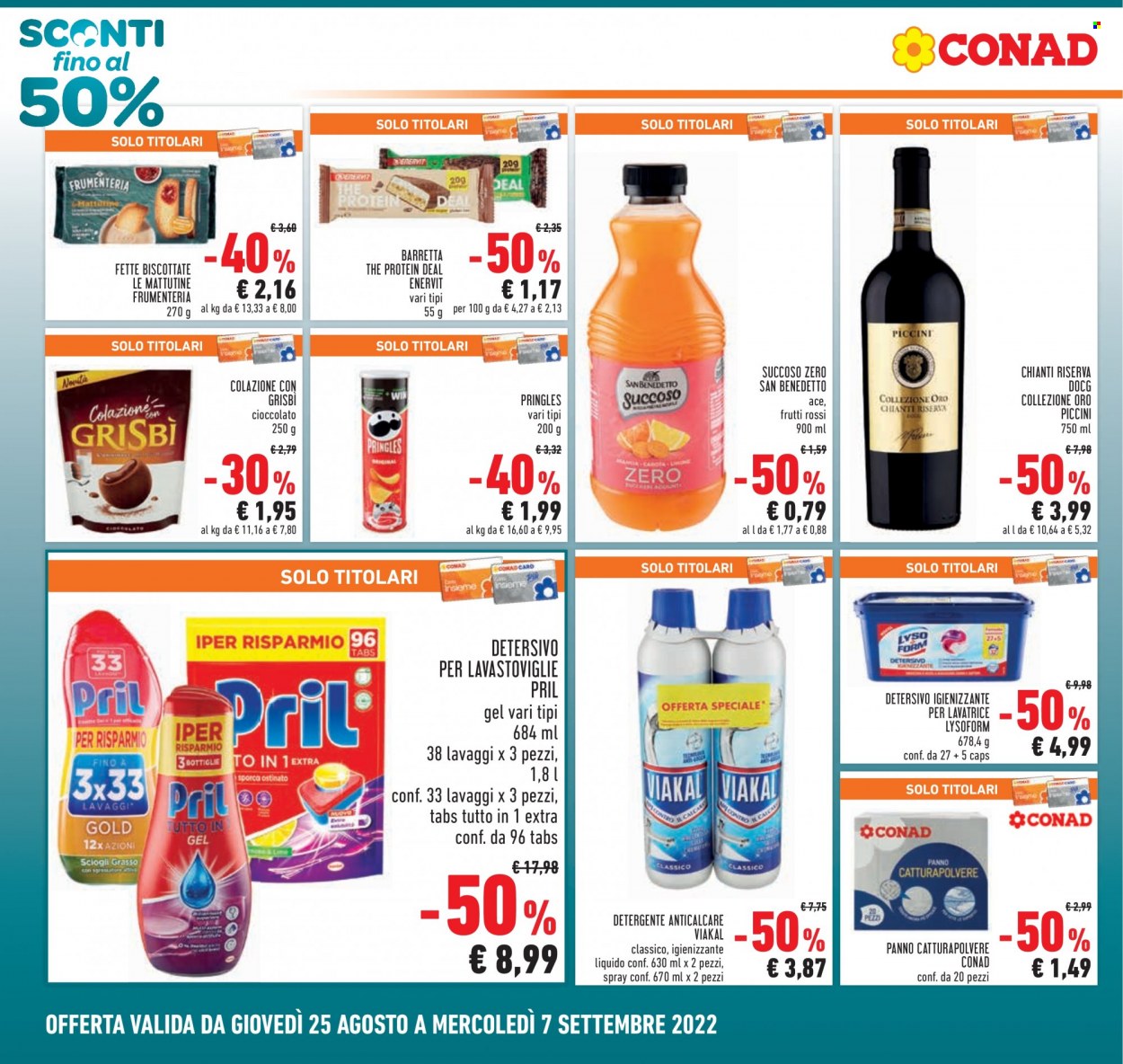 Volantino Conad - 25/8/2022 - 7/9/2022. Pagina 4