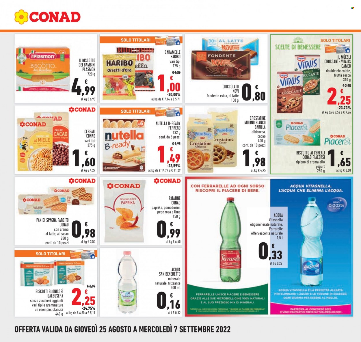 Volantino Conad - 25/8/2022 - 7/9/2022. Pagina 18