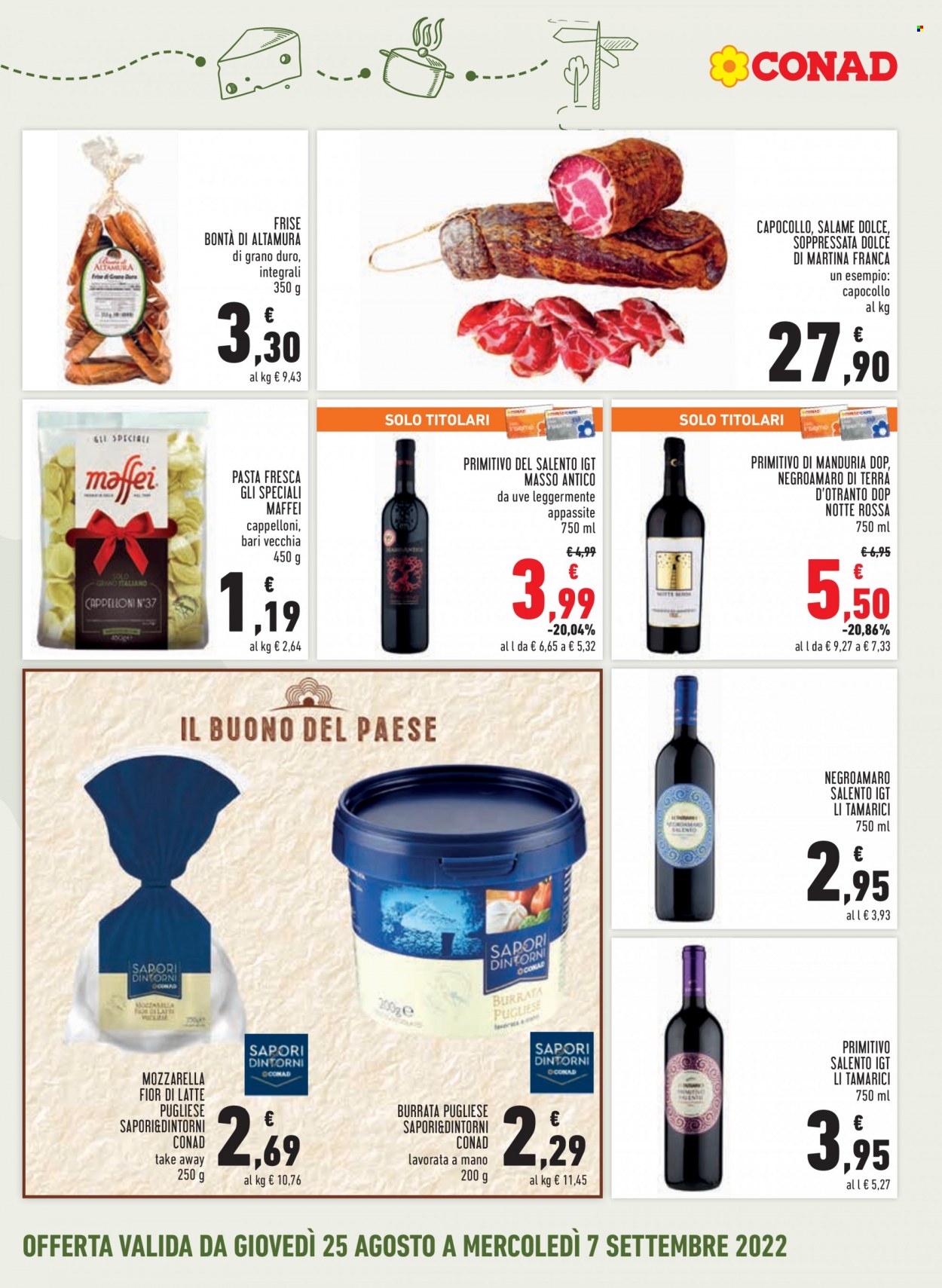 Volantino Conad - 25/8/2022 - 7/9/2022. Pagina 13
