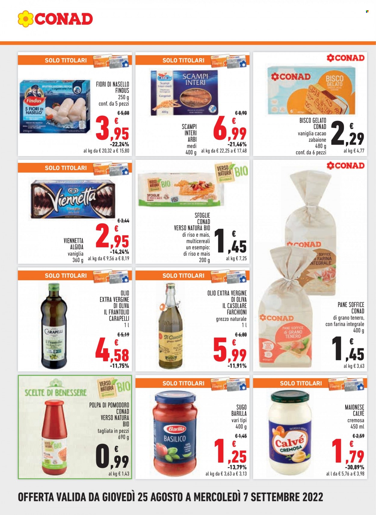 Volantino Conad - 25/8/2022 - 7/9/2022. Pagina 14