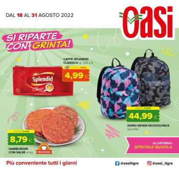 Volantino Oasi - 18/8/2022 - 31/8/2022.