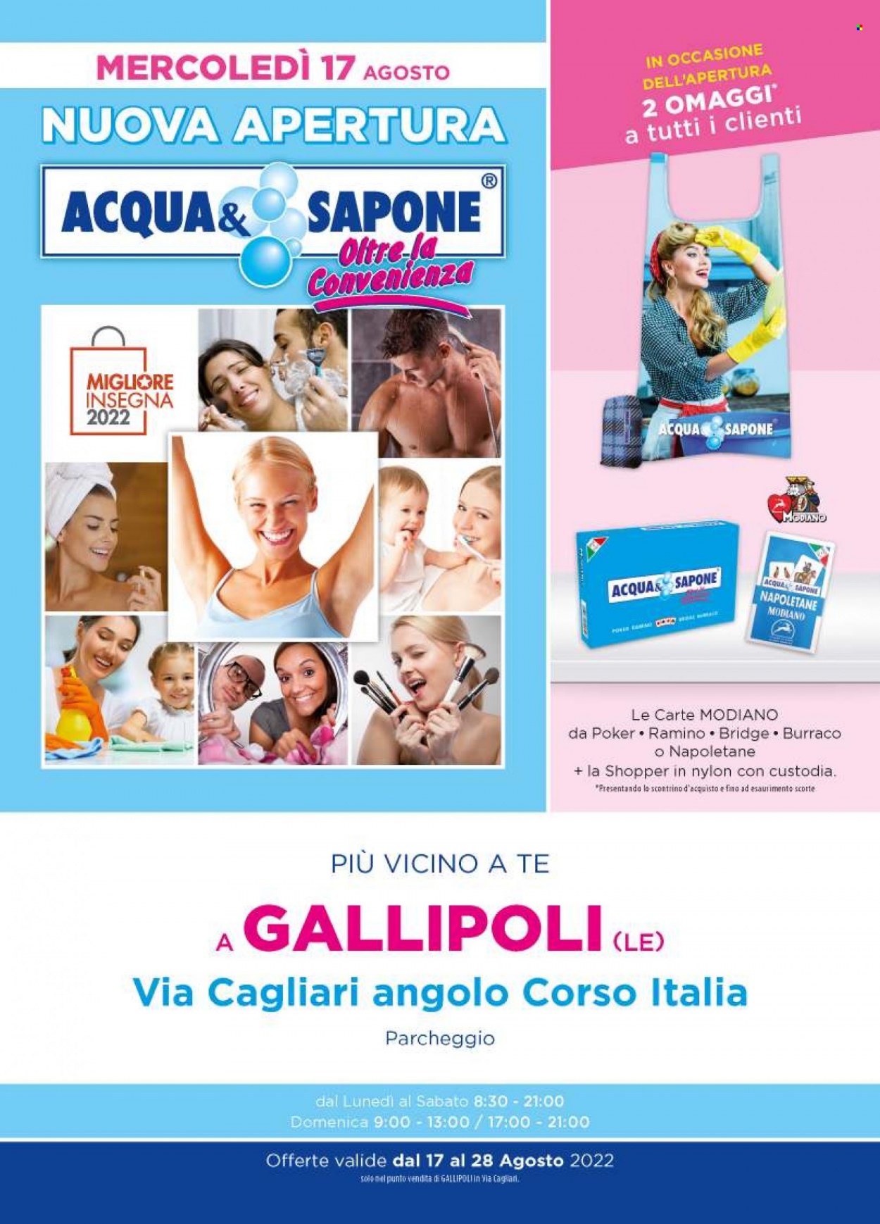 Volantino Acqua & Sapone - 17/8/2022 - 28/8/2022. Pagina 1