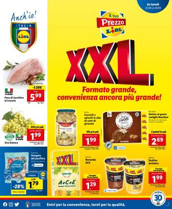 Volantino Lidl - 22/8/2022 - 28/8/2022.