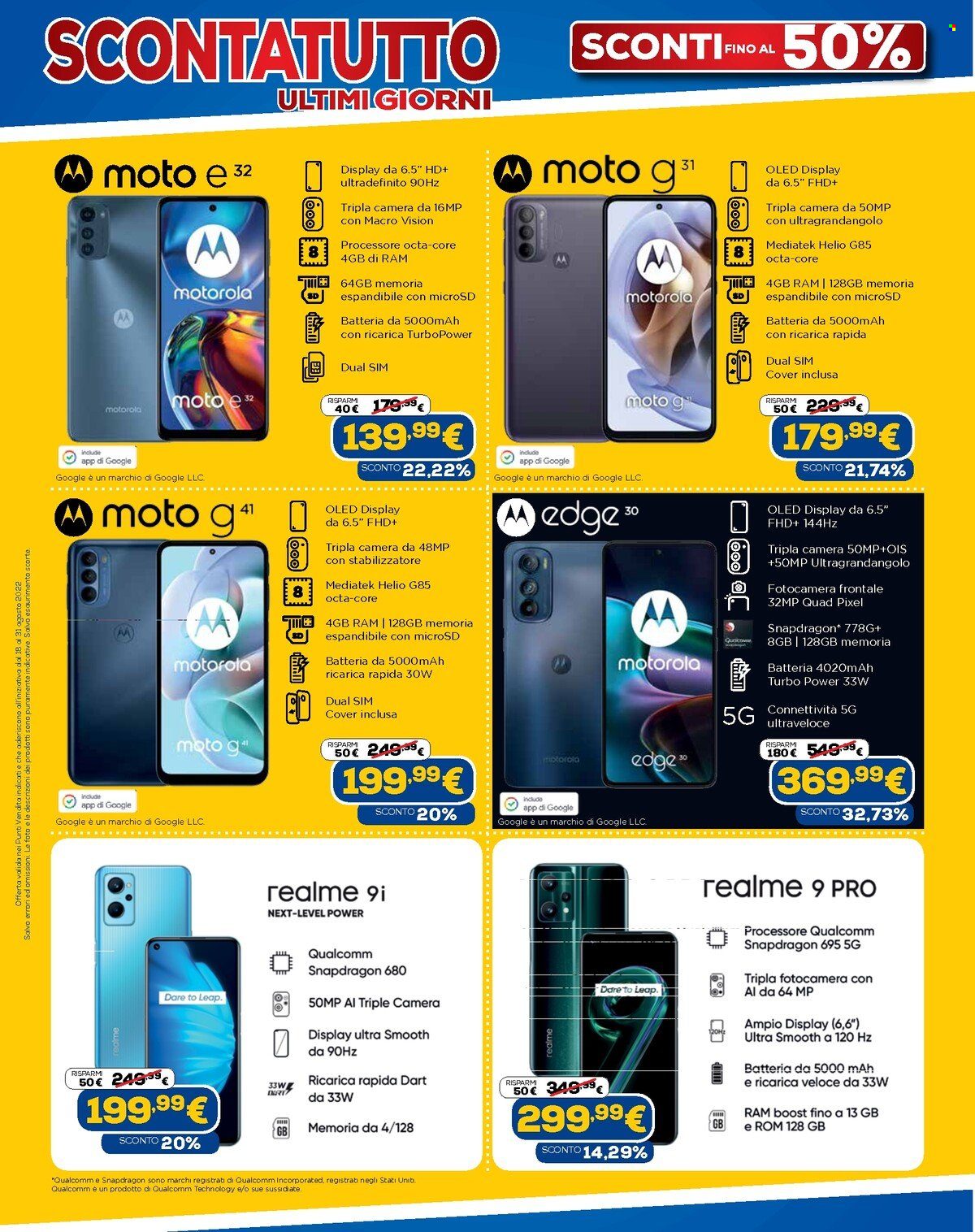 Volantino Euronics - 18/8/2022 - 31/8/2022. Pagina 11