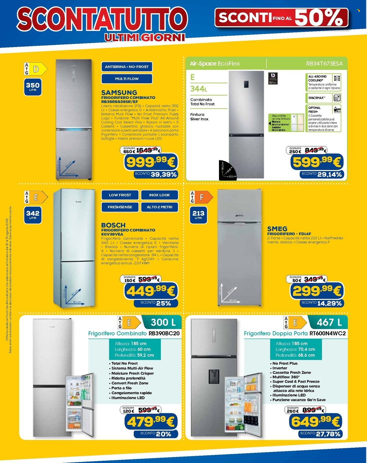 Volantino Euronics - 18/8/2022 - 31/8/2022. Pagina 18