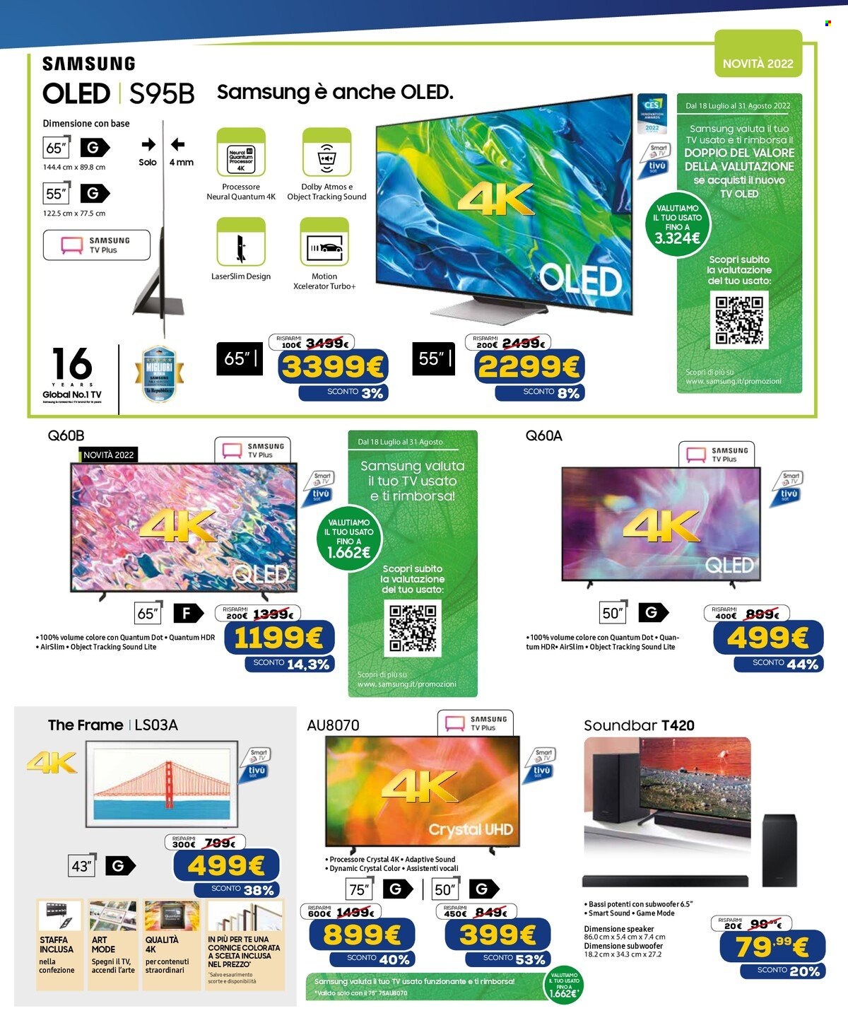 Volantino Euronics - 18/8/2022 - 31/8/2022. Pagina 17
