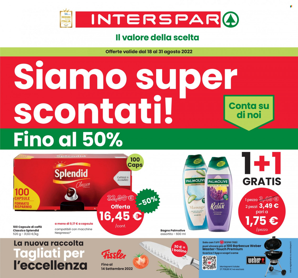 Volantino Interspar - 18/8/2022 - 31/8/2022. Pagina 1