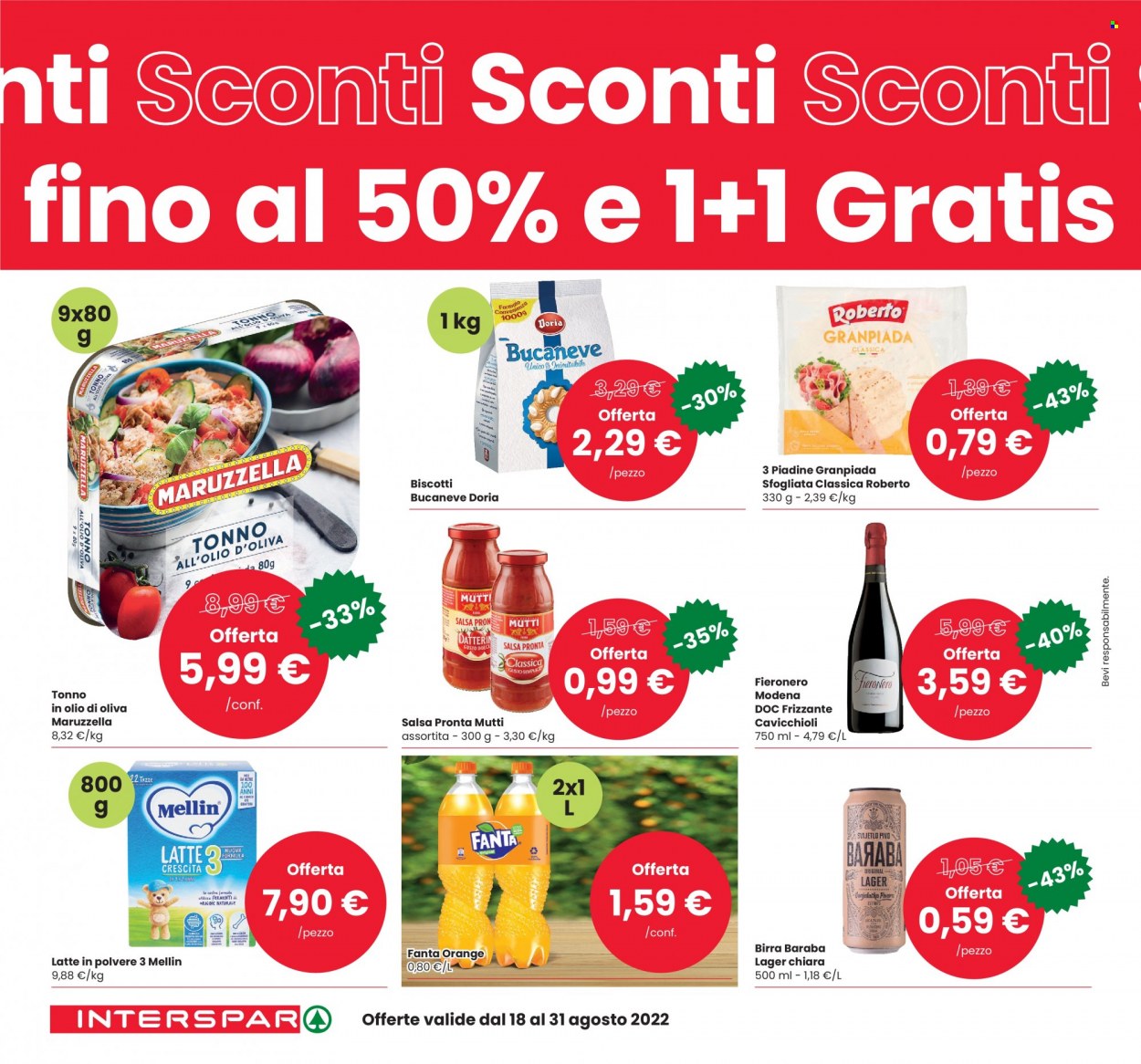 Volantino Interspar - 18/8/2022 - 31/8/2022. Pagina 2