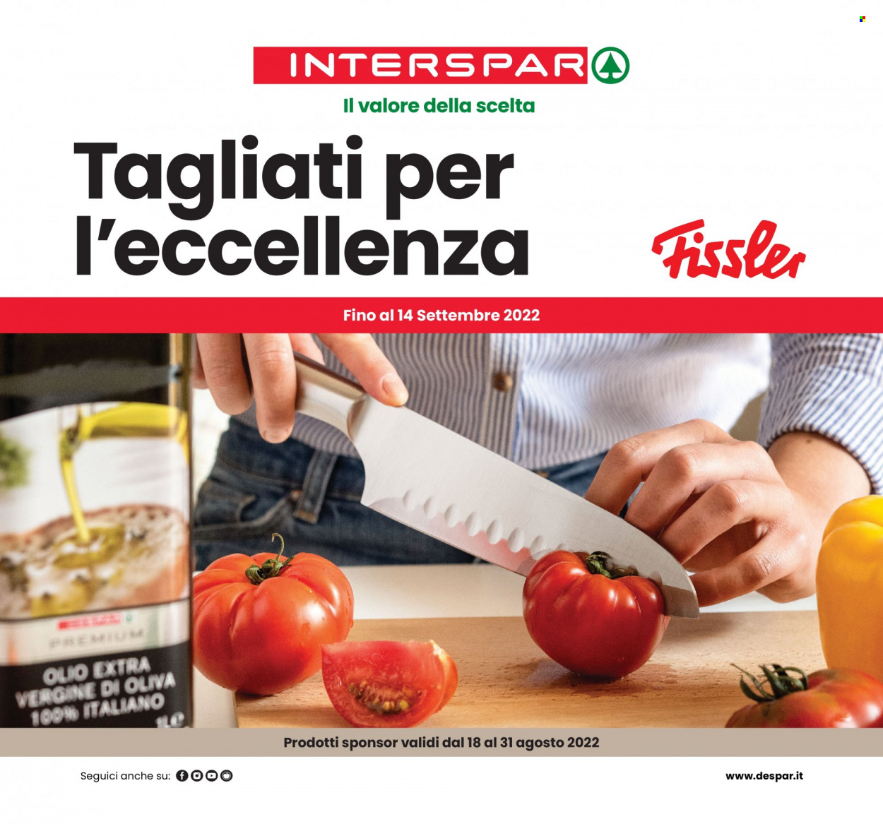 Volantino Interspar - 18/8/2022 - 31/8/2022. Pagina 1