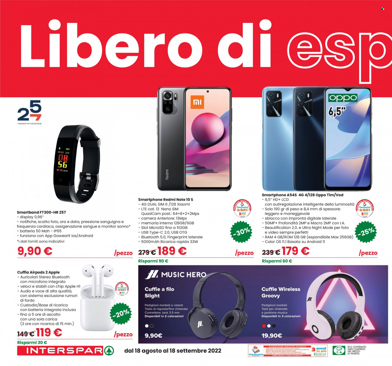 Volantino Interspar - 18/8/2022 - 18/9/2022. Pagina 14
