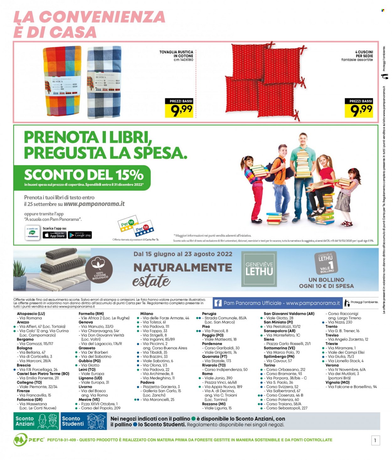 Volantino Pam Panorama - 18/8/2022 - 31/8/2022. Pagina 16