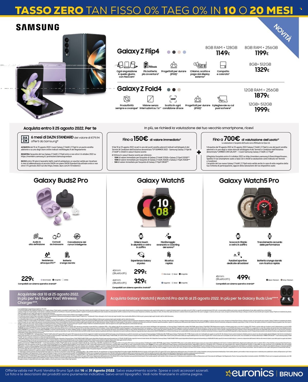 Volantino Euronics - 16/8/2022 - 31/8/2022. Pagina 20
