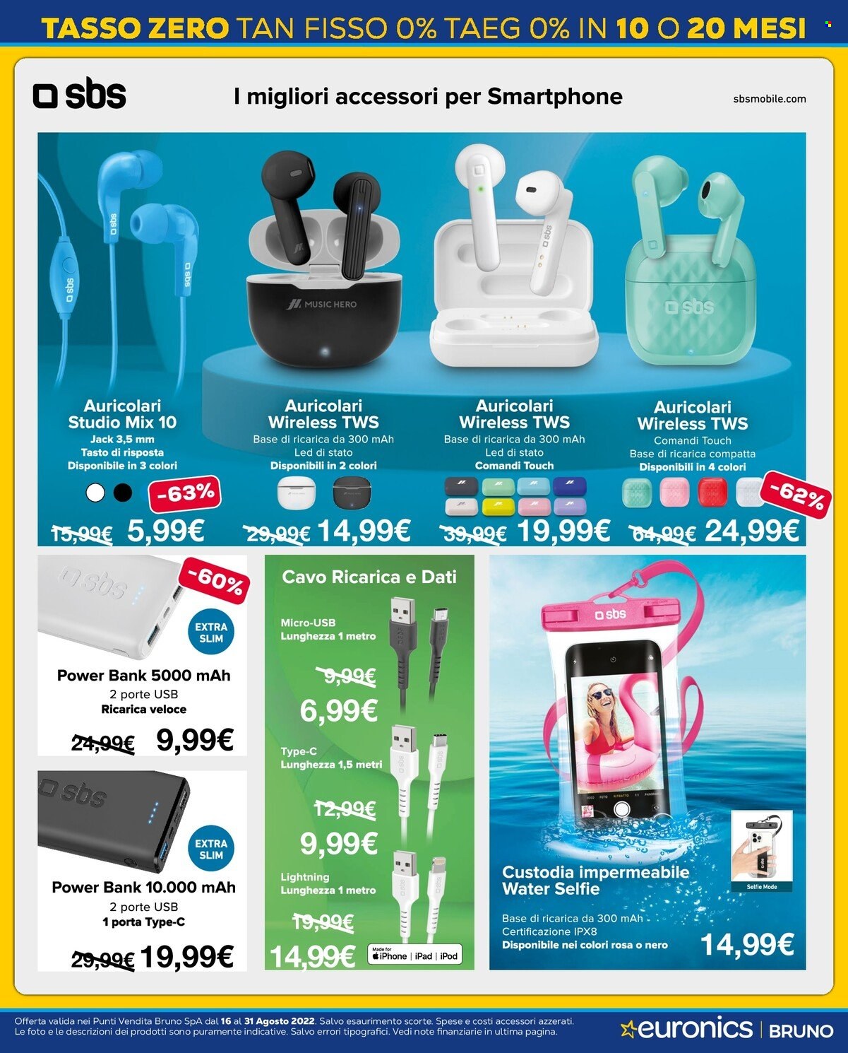 Volantino Euronics - 16/8/2022 - 31/8/2022. Pagina 25