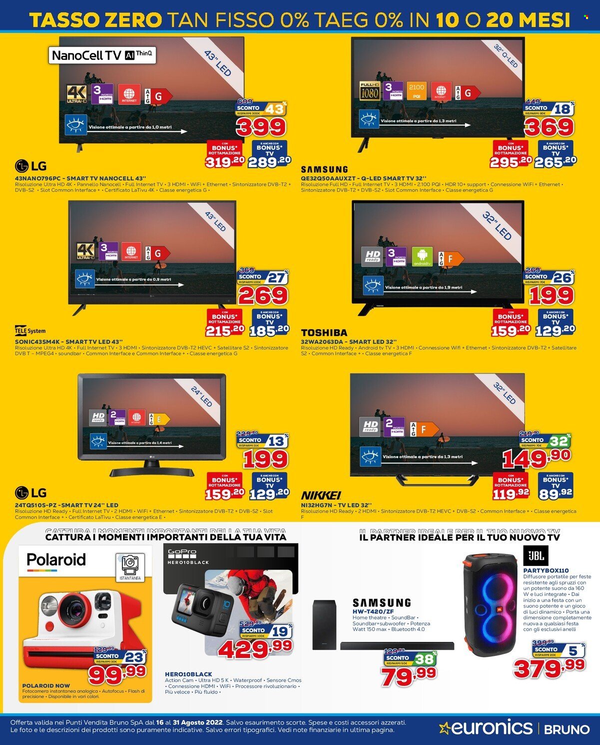 Volantino Euronics - 16/8/2022 - 31/8/2022. Pagina 33
